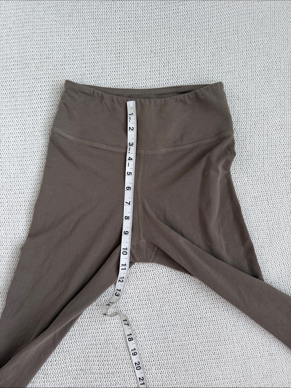 MATE Organic Cotton Leggings Size Small Taupe/Light Brown - Picture 4 of 7
